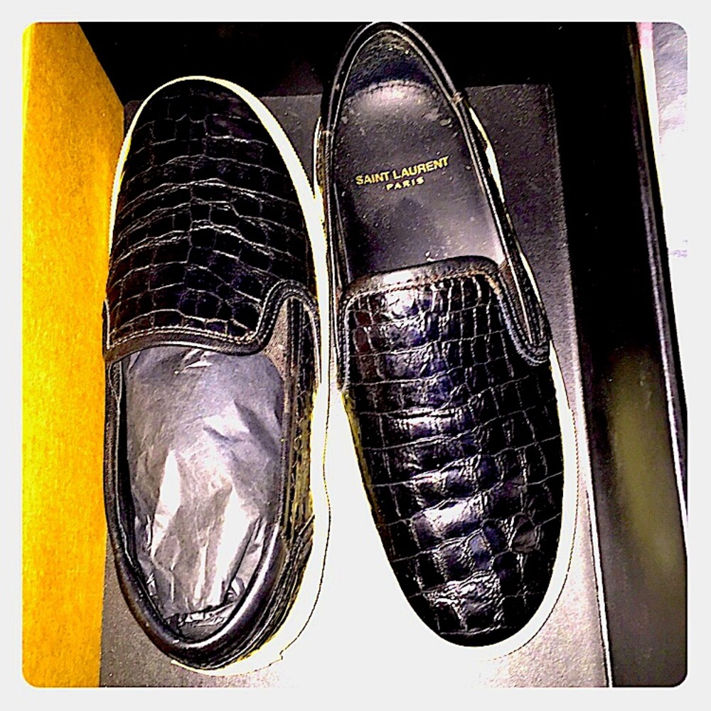 Womens YSL SLIP ONS VANS STYLE